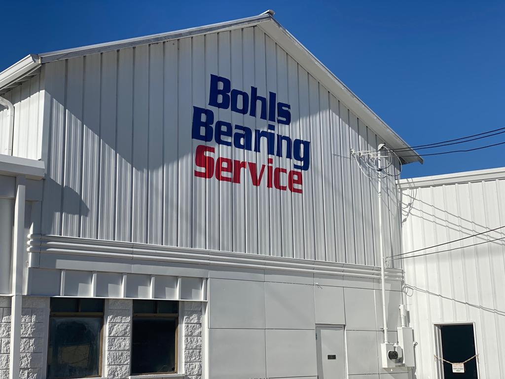 Bohls Bearing Service building repaint in Austin
