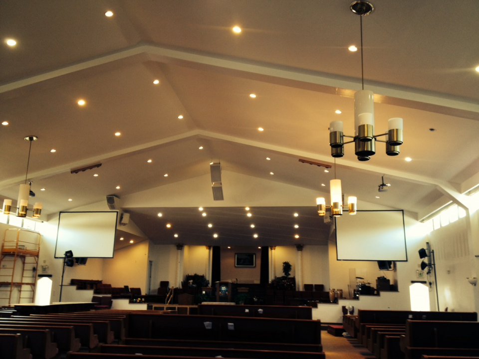 South Austin church interior painted by APP