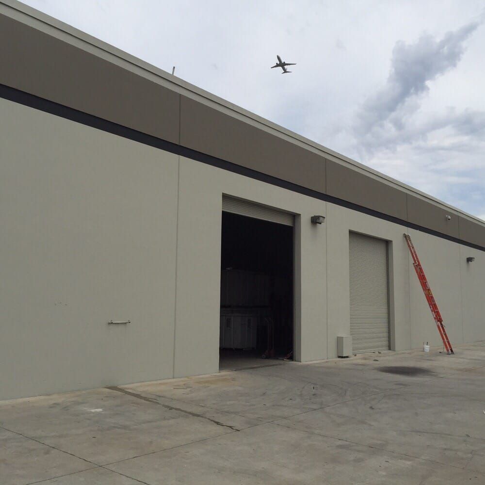 FedEx facility in Austin after painting