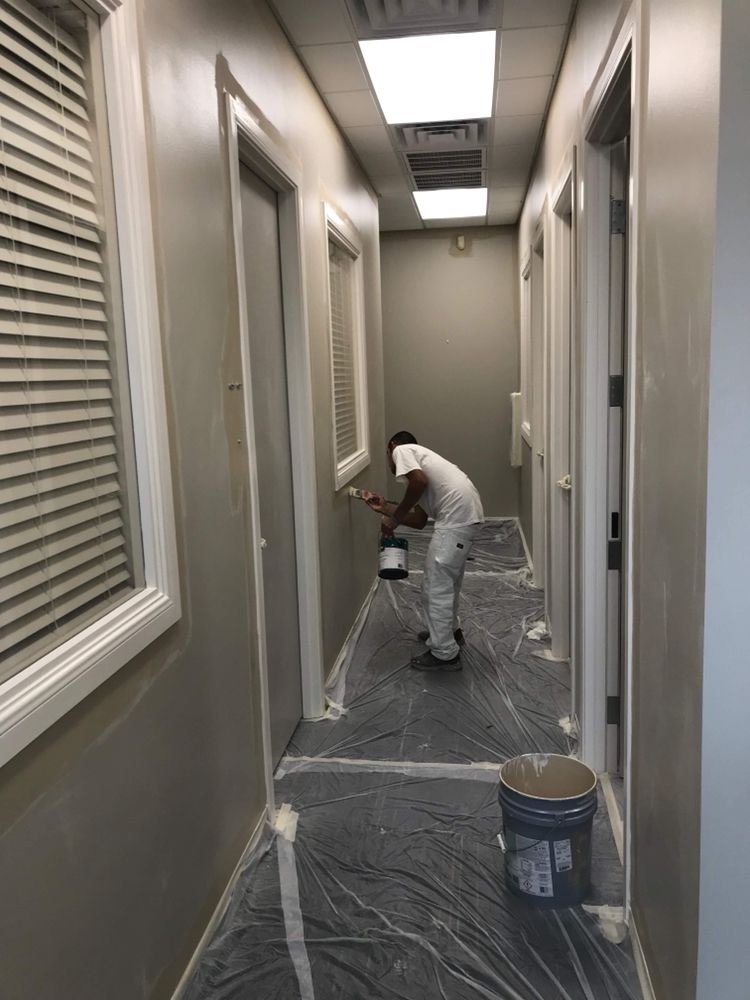 Commercial interior painted in Round Rock