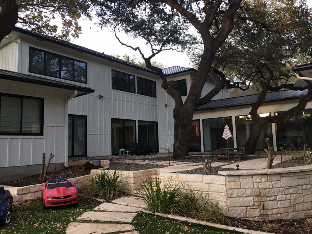 Hillview exterior in Austin after painting