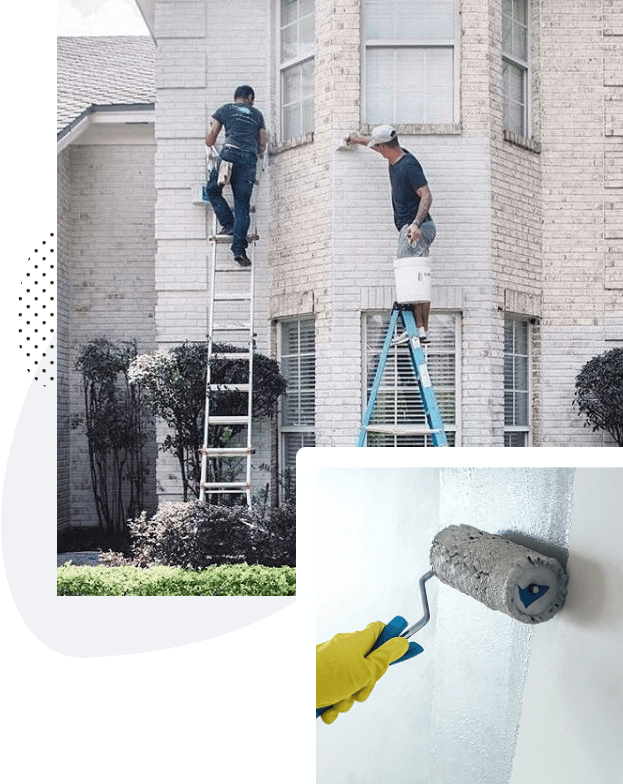 General contractor and property management painting in Austin