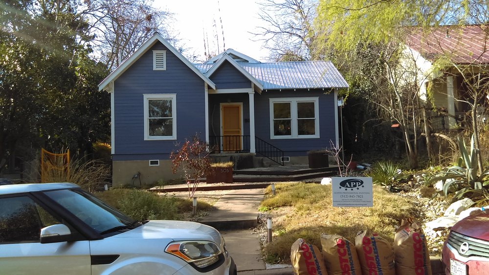 Historic Austin home after restoration painting
