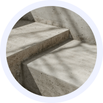 Concrete steps and flatwork in Austin