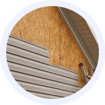 Siding replacement on an Austin home