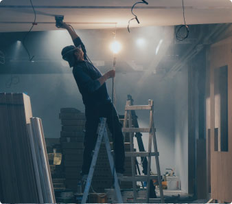 Fire Damage restoration painting in Austin